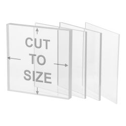 Cut-to-Size Clear Acrylic Sheet - Extruded