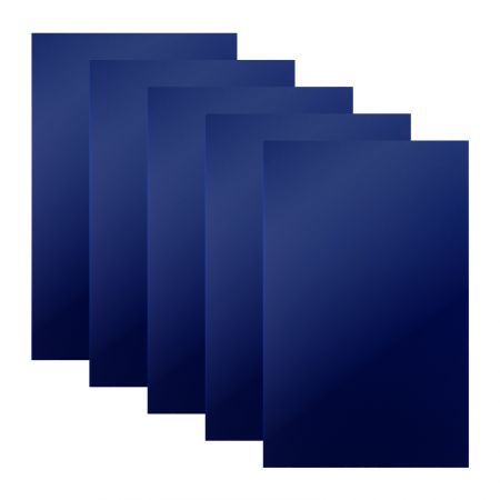 Glowforge®-Compatible 12 x 19 x 1/8 Blue Acrylic Sheets - 5 Pack