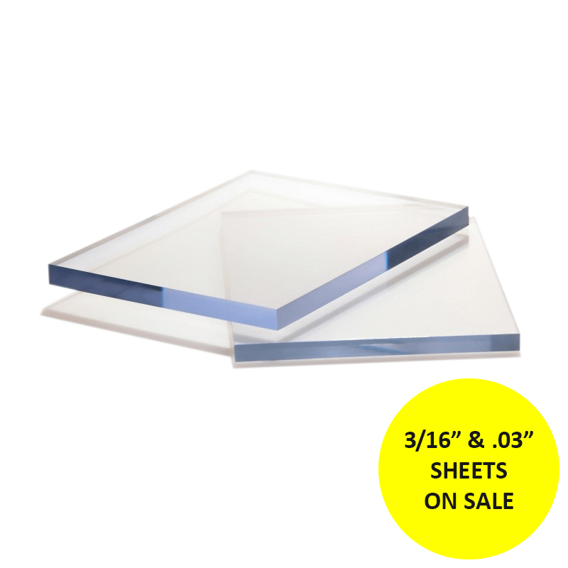 35"x48"x8mm 5/16 POLYCARBONATE CLEAR SHEETS PACK OF 10 
