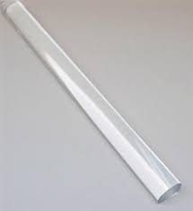 Polyethylene Terephthalate PET Opaque Off-White 1/2 Diameter 24 Length ASTM D5927 Standard Tolerance Round Rod 