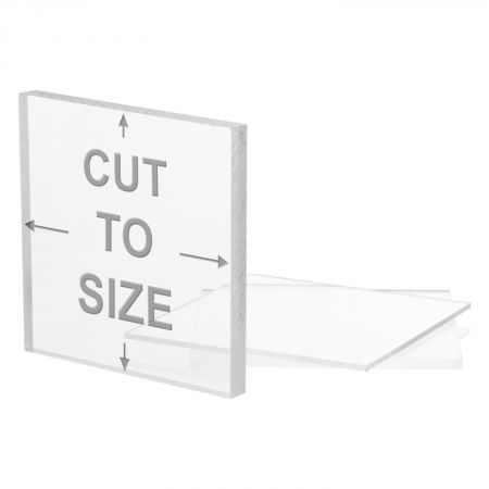 Sheet Priced Per Foot POLYCARB Cut to Size! 1/4" Thick Clear Polycarbonate 