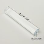 1 pcs 2.50 OD x 2 1/2 2.75 ID x 1/8 Wall x 48 Length Polycarbonate Extruded Round Tube 2 3/4 