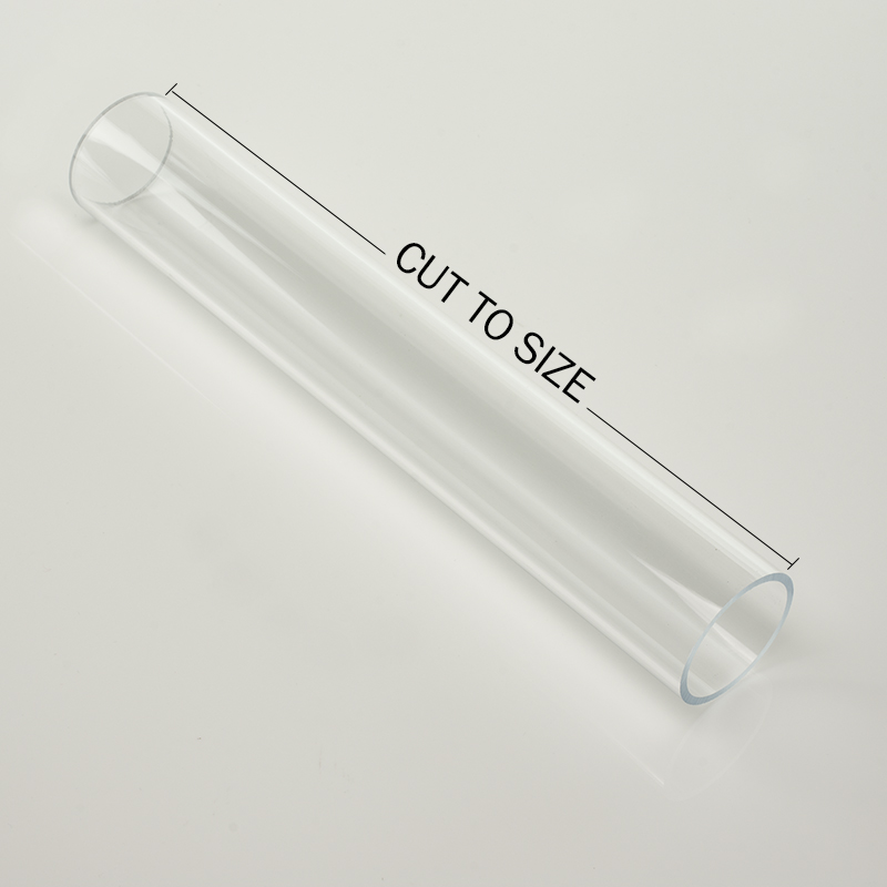 2 1/2 x 2 1/4 -948 2 Foot of Polycarbonate Round Clear Tube/Tubing 2.50 x 2.25 