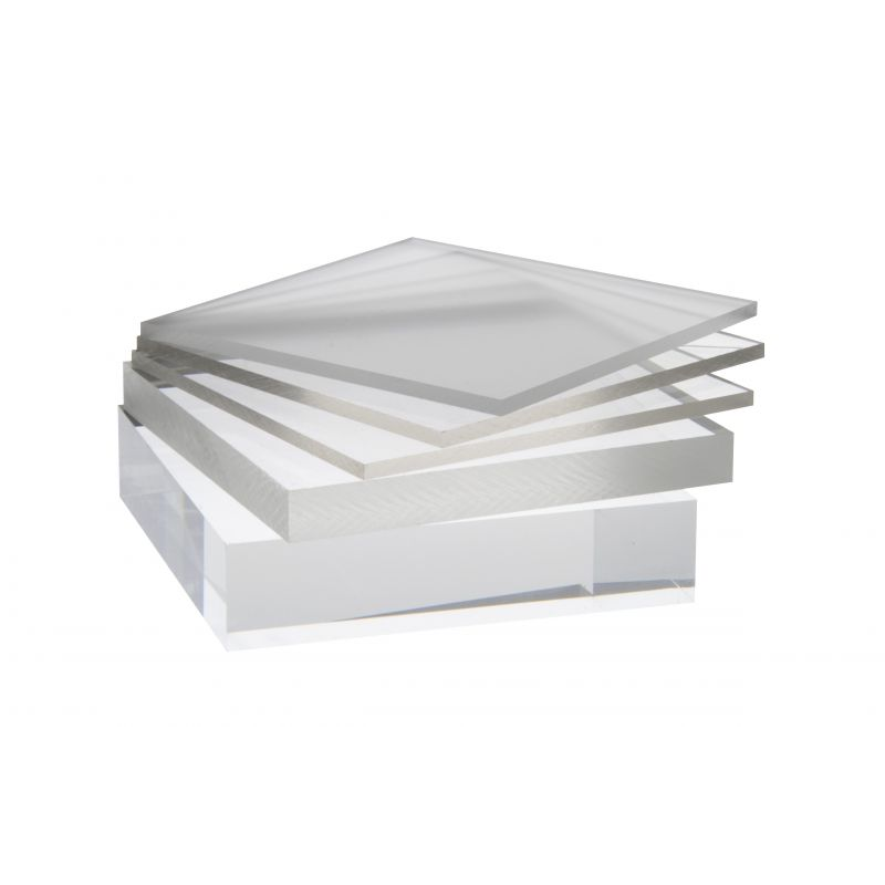 Acrylic Plexiglass Clear Plastic Sheet 3/4" x 12" x 24" Water Resistant 